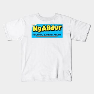 NGABDUR Ngobrol Bareng Abdur Kids T-Shirt